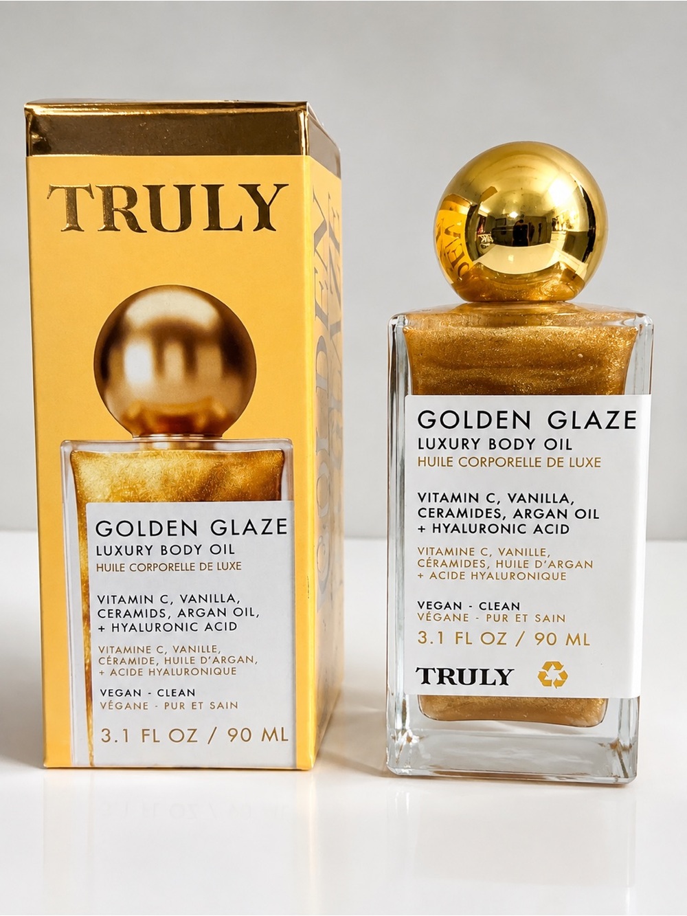 TRULY Golden Glaze Luxury Body Oil - Gold